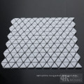 Grey Triangle Glass Mosaic Floor Tile